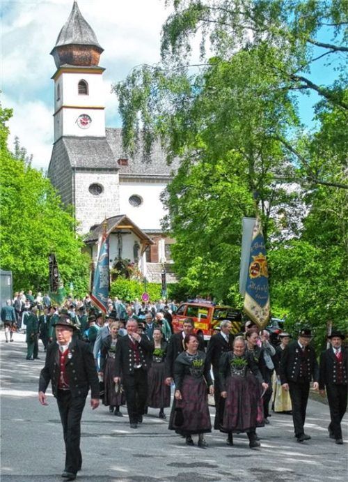 Das Ziel erreicht: Blick auf Maria Eck.