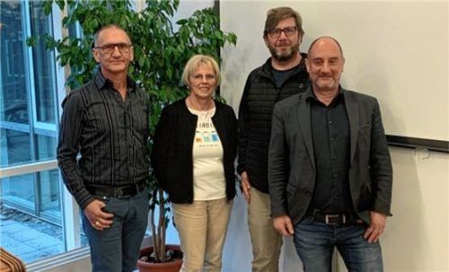 Der Vorstand der Lebenshilfe Kreisverein Rosenheim: (von links) Christian Käsweber, Rosmarie Höfler, Matthias Mörtl und Thomas Frank. Foto Lebenshilfe Rosenheim