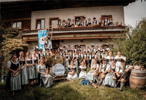 Die Mannschaft der Schönauer Musi freut sich auf die große Festwoche im Juni. Foto schönauer musi