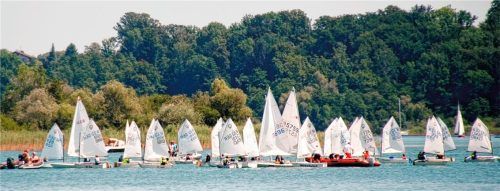 Die Opti-/Ilca-Laser-Liga ist der Einstieg in den Segel-Regattasport und startet am 2. Juni.Foto Niessen