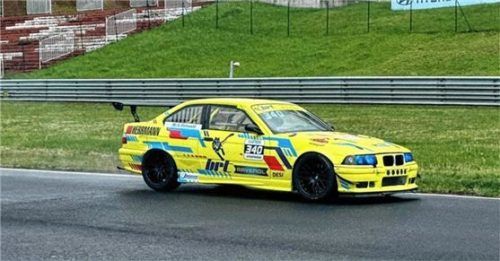 Doppelter Klassensieg durch Andreas Rehwald im brt BMW M3 E36 beim Histo-Cup-Saisonauftakt in Most. Foto brt