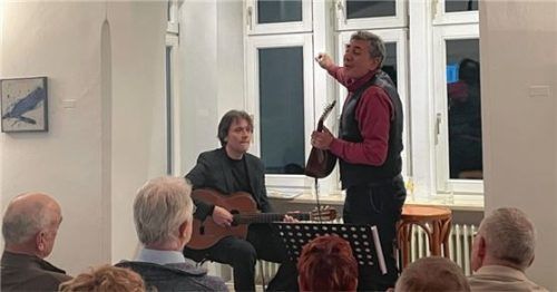 Duo Converso in der Galerie Villa Maria. Foto Pfurtscheller