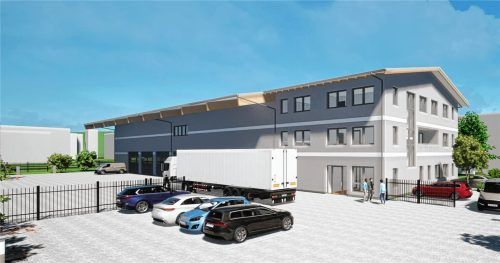 Einer der führenden Anbieter und Vermieter von Hubarbeitsbühnen: die Kunze GmbH in Bruckmühl. Nun ist ein Neubau in der Marie-Curie-Allee, direkt in der Nähe zu TVI, geplant.