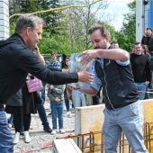 Grundstein für Sport- und Festhalle gelegt