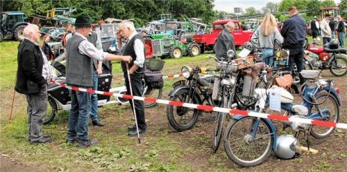Legendäre Objekte auf zwei Rädern waren die Motorräder und Mopeds.
