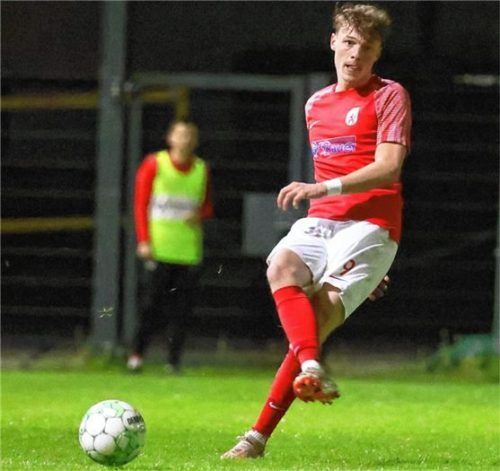 Luca Wagner erzielte den zweiten Treffer für den TSV Wasserburg. Foto mb.presse – Butzhammer