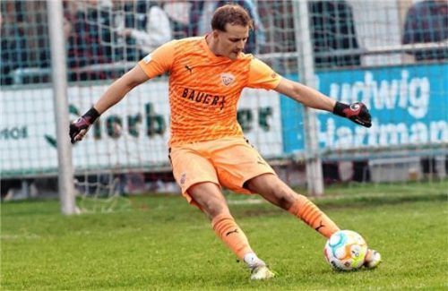Ludwig Zech hat zuletzt den Vorzug vor Felix Junghan im Buchbacher Tor erhalten.Foto Michael Buchholz