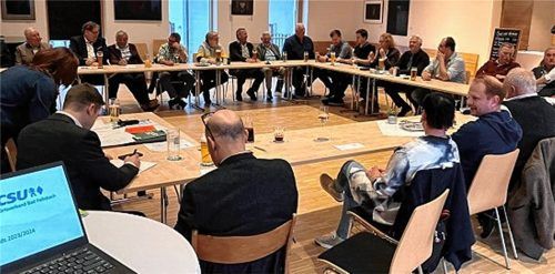 Monate nach der Bürgermeisterwahl war der Zulauf bei der Feilnbacher CSU auffallend groß. Foto re
