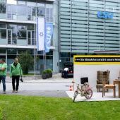 Flut-Sperrmüll vor CSU-Zentrale