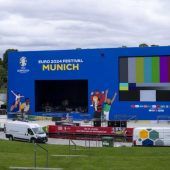 Fußball-Party im Olympiapark