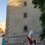 Ein Hochbunker, der zum Museum wurde