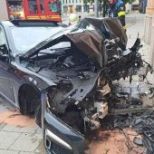 Lehel: Limousine setzt Notruf ab