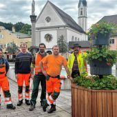 Bauhof-Mitarbeiter sorgen für blühende Stadt