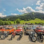 Rosenheimer NSU-Prinz-Interessengemeinschaft bei Oldtimer-Treffen in Fieberbrunn vertreten