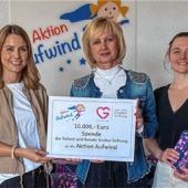 Großzügige Spende für Aktion Aufwind