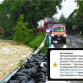 Diskussion um den Hochwasser-Alarm