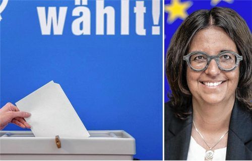 Am morgigen Sonntag zur Wahl zu gehen, ist nicht nur ein Recht, sondern auch eine Verpflichtung. Das weiß auch Monika Hermann von „Pulse of Europe“. Foto Jan Woitas/dpa/Tilodron