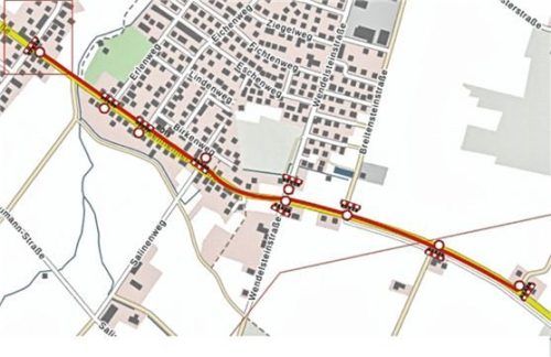 An der Rosenheimer Straße wird unter anderem das neue Baugebiet „Nördlich der Kreisstraße“ gebaut. Daher ist die umfangreiche Straßensperrung notwendig. re