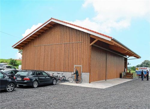 Auf dem Gelände der Familie Schweiger wurde die Halle komplett neu gebaut.