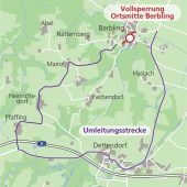 Durchfahrt komplett gesperrt