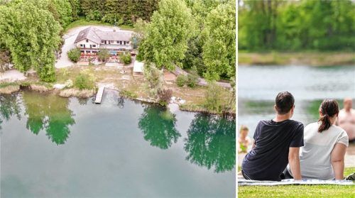 Aus Sorge, dass die Liegewiese am Happinger See bald nicht mehr genutzt werden kann, hat eine Bürgerinitiative eine Online-Petition gestartet. Fotos Ziegler/dpa