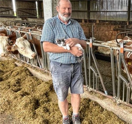 Bauernvertreter Ulrich Niederschweiberer sieht nicht düster in die Zukunft.Foto latta