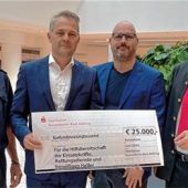 25000 Euro für die Rettungsdienste