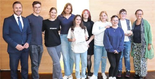 Beim Wettbewerb unter anderem ausgezeichnet: Ein Podcast zum KZ-Außenlager Haidholzen, erarbeitet von der Schulradio-AG „Simssee Welle“ an der Otfried-Preußler-Schule Stephanskirchen.Foto re