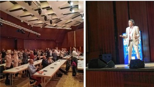 Das 16. Oberbayerische Wissensforum mit Rednern wie Schiedsrichter Urs Meier kam im Rosenheimer Kuko gut an. Foto Re