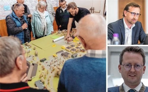Die Bürgerbeteiligung soll beim Projekt „Thermenhotel“ an oberster Stelle stehen. Jetzt wittert der Aiblinger AfD-Politiker Andreas Winhart (oben) angesichts einer Zwischenpräsentation für den Stadtrat „Korruption durch den Investor“. Bürgermeister Stephan Schlier (CSU) weist die Vorwürfe als „infam“ zurück. Fotos Lanzinger/re