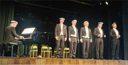 Die Munich Harmonists haben ein Herz für Menschen in Not.Foto Grun