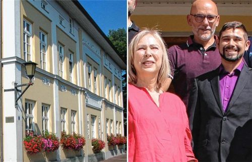Die Sorge um eine erneute Personalerosion in der Eggstätter Verwaltung hat Zweiten Bürgermeister Hans Plank (rechts) und acht weitere Gemeinderäte veranlasst, eine Sondersitzung des Rates zu beantragen. Unter anderem haben Kämmerin Sylvia Schedel und Klärwerks-Chef Ernst Guggenbichler (Bild rechts, von links) die Gemeindeverwaltung verlassen. Foto Kirchner / Künzner-Hingerl