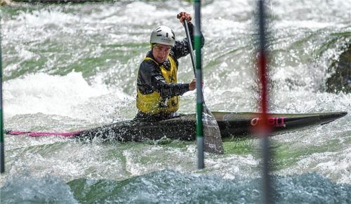 Elias Kuschinsky erreichte im Canadier-Einer das Finale. Foto KKR