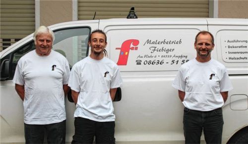 Familiensache: Der Malerbetrieb Fiebiger feiert dieses Jahr 40 Jahre.
