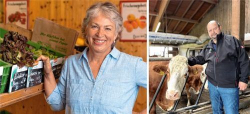 Gisela Sengl, die Vorsitzende der bayerischen Grünen, hat sich mit einigen Aussagen im Gespräch mit den OVB-Heimatzeitungen den Unmut des Bauernverband-Obmanns Josef Andres auf sich gezogen. Fotos Sengl/Huber