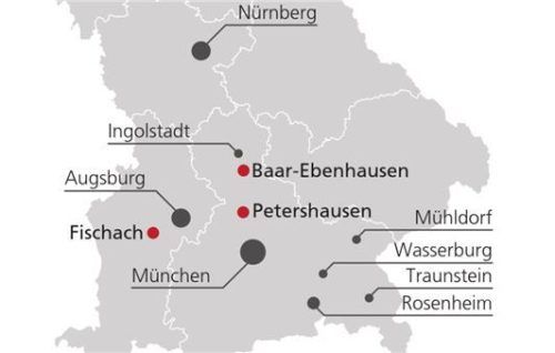 Helfen bei den Nachbarn in Bayern: Nahe Augsburg, Dachau und Pfaffenhofen waren Helfer aus den Landkreisen Rosenheim und Traunstein im Einsatz. Klinger