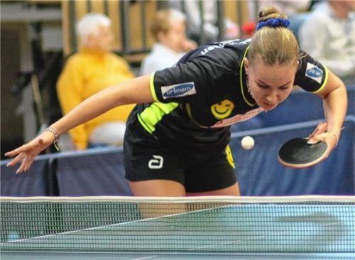 Kolbermoors Neuzugang Annett Kaufmann gewann bei den deutschen Meisterschaften jeweils eine Goldmedaille im Einzel sowie im Doppel.Foto Gerhard Erlich