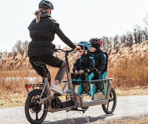 Lastenräder sind nicht nur praktisch, sondern leisten auch einen wertvollen Beitrag zum Thema Nachhaltigkeit. Foto johansson