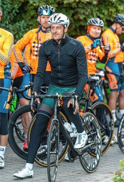 Marcus Burghardt ist auch nach seiner Karriere noch auf dem Rad unterwegs, hier beim European Peace Ride in Polen. Der Samerberger hat aber auch im deutschen Verband ein Funktionärsamt inne.Foto Maciej Kunczinsky/DPA