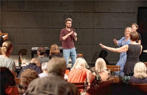Philipp Moschitz erwies sich als begnadeter Entertainer. Foto flamm