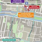 Bahnhofstraße ab 17. Juni gesperrt