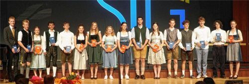 16 Absolventen des SFG erreichten einen Zeugnisdurchschnitt von 1,5 und besser.Foto SFG