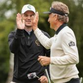 Kaymer und Langer in Position