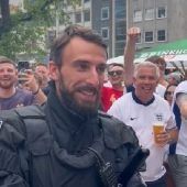 Fans feiern Southgate-Double