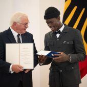 Der Bundespräsident ehrt die Weltmeister