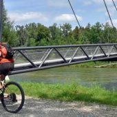 Neue Radlbrücke über die Isar