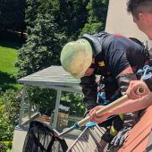 Dach-Drama um Kater Beasley