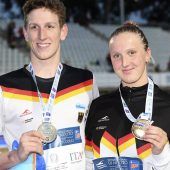 Die Schwimm-Geschwister halten zusammen