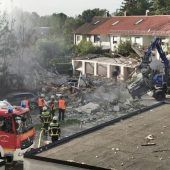 Explosion in Reihenhaus