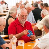 Andrang beim Schafkopfturnier